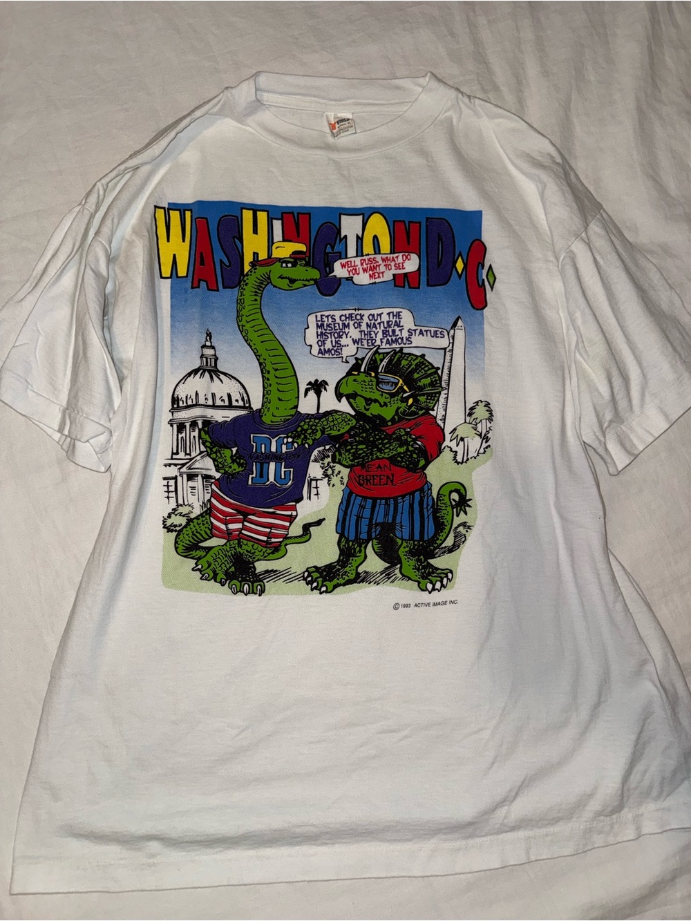 Vintage 1993 Active Image Inc Washington DC T-Shirt